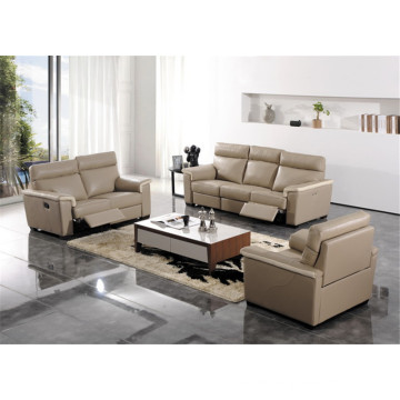 Wohnzimmer Sofa mit modernem echtem Leder Sofa Set (431)